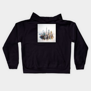 Hong Kong Skyscraper Kids Hoodie